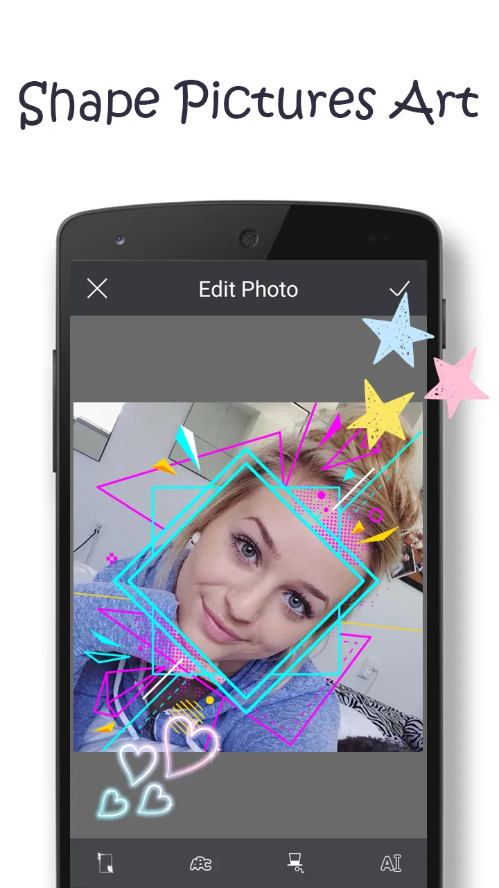 Shape Pictures Overlay Editor | Indus Appstore | Screenshot