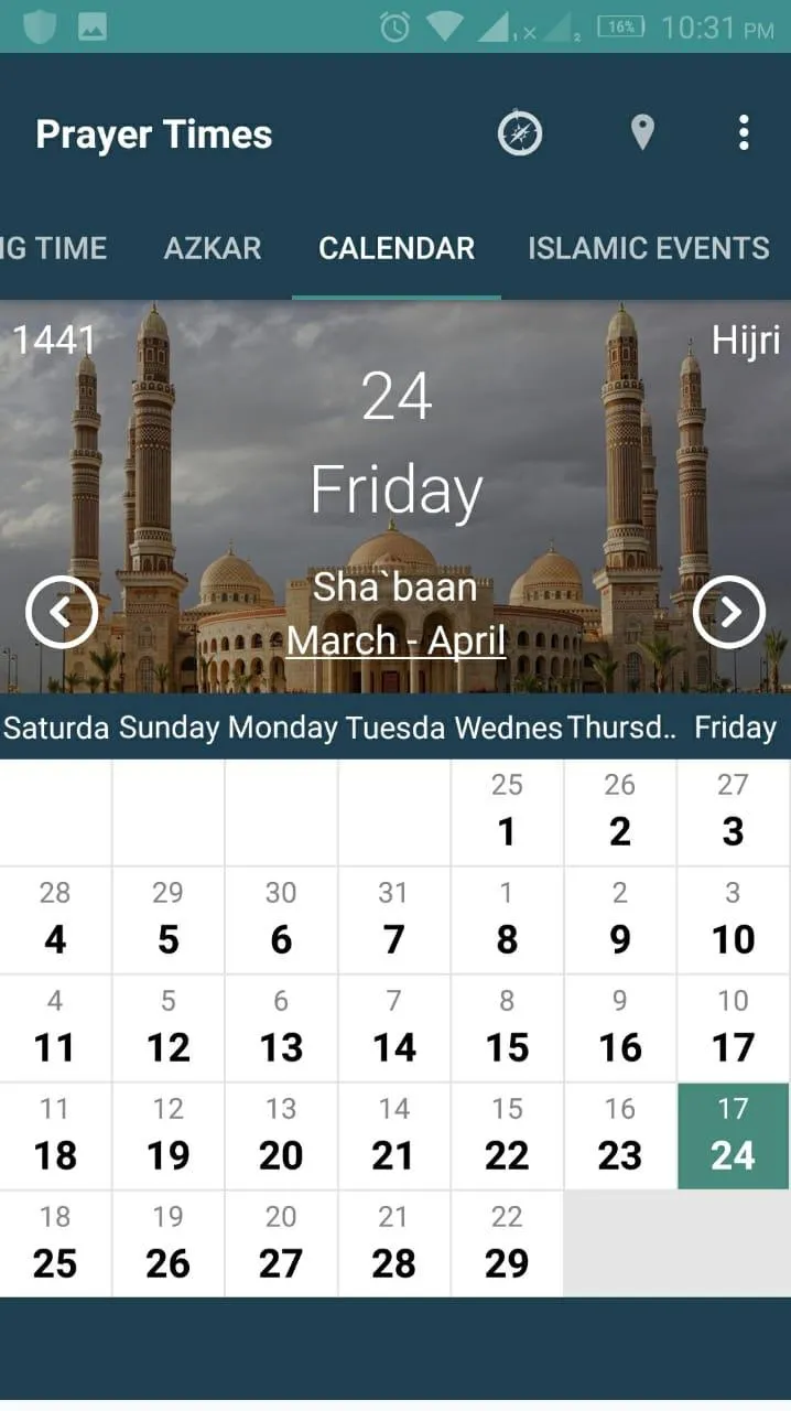 Prayer Times - Azan , Azkar ,  | Indus Appstore | Screenshot