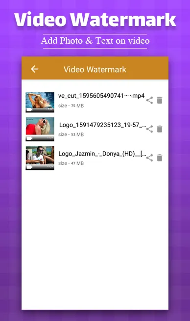 Video Watermark - Add Text, Ph | Indus Appstore | Screenshot