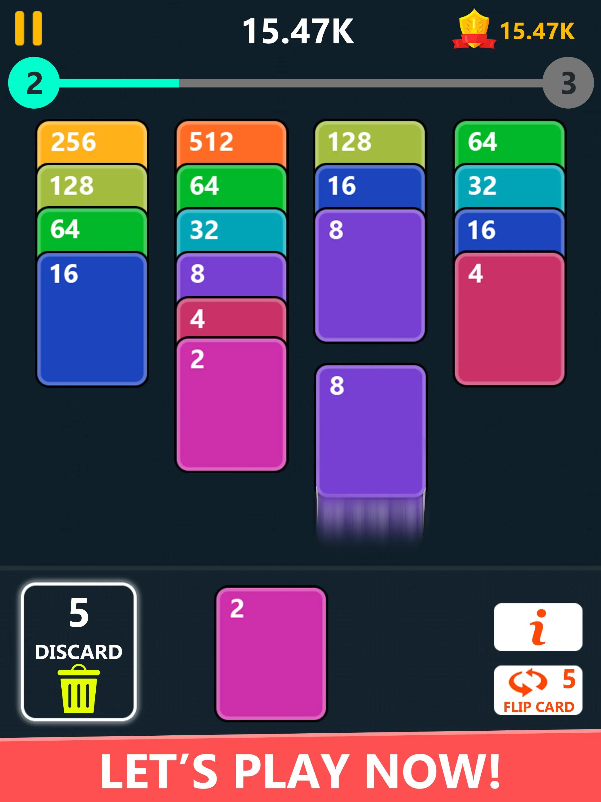 2048 Card Game - 2048 Zen Card | Indus Appstore | Screenshot