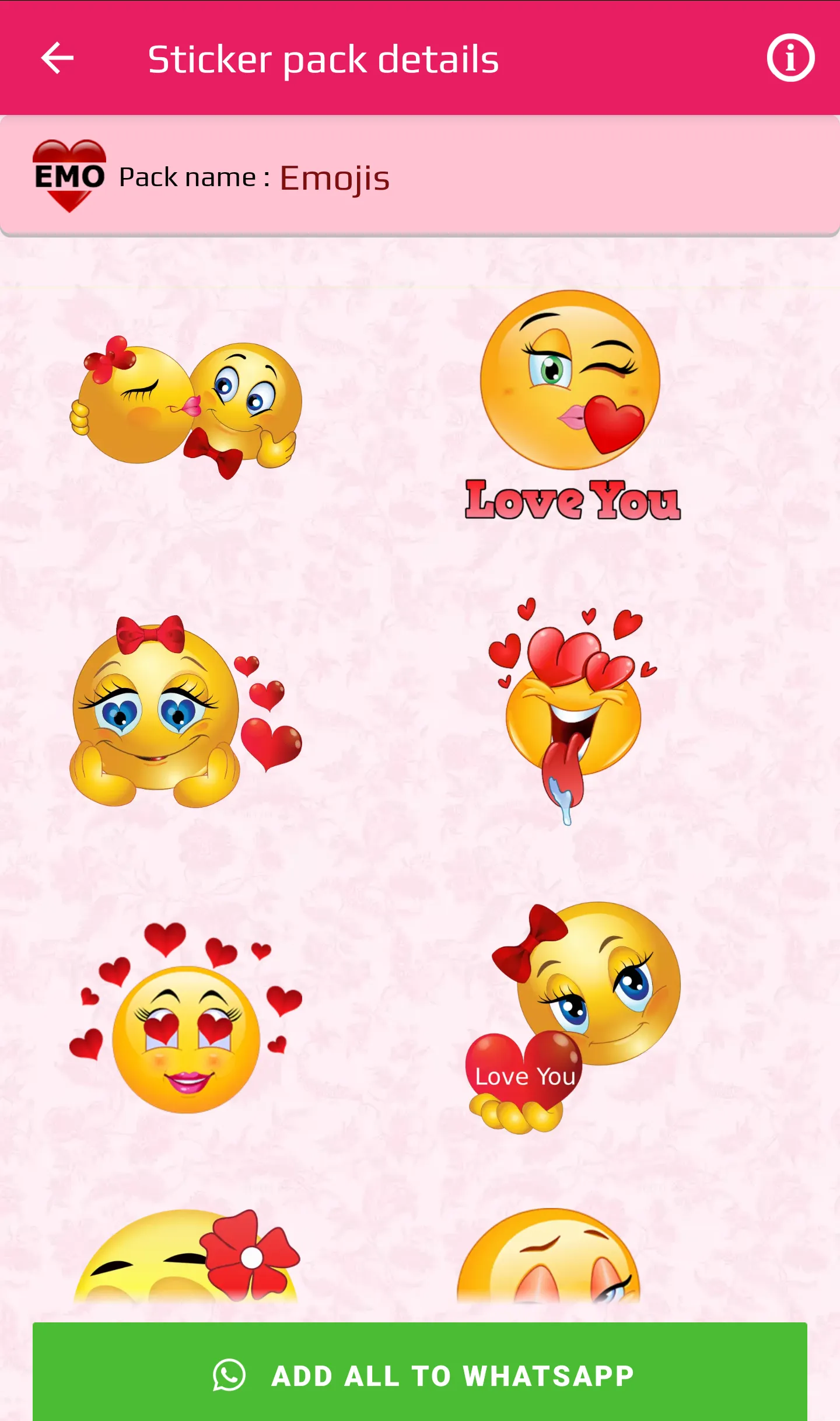 Love Stickers | Indus Appstore | Screenshot