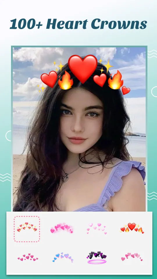 Crown Heart Photo Editor | Indus Appstore | Screenshot