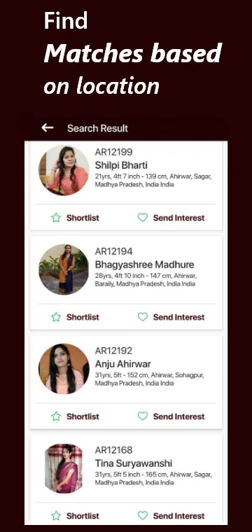 Ahirwar Rishtey Matrimony App | Indus Appstore | Screenshot