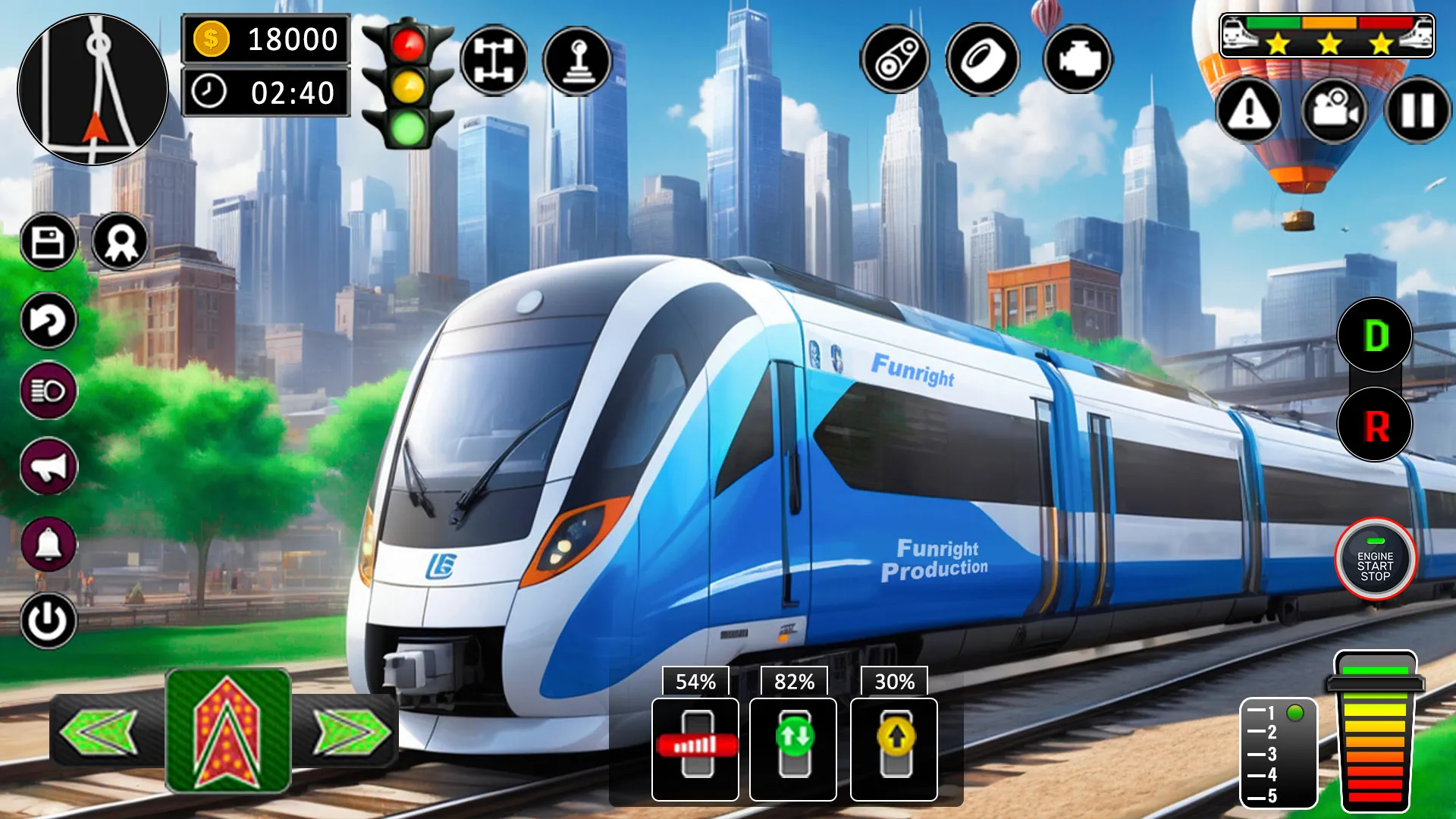 City Train Games Driver Sim 3D | Indus Appstore | Screenshot