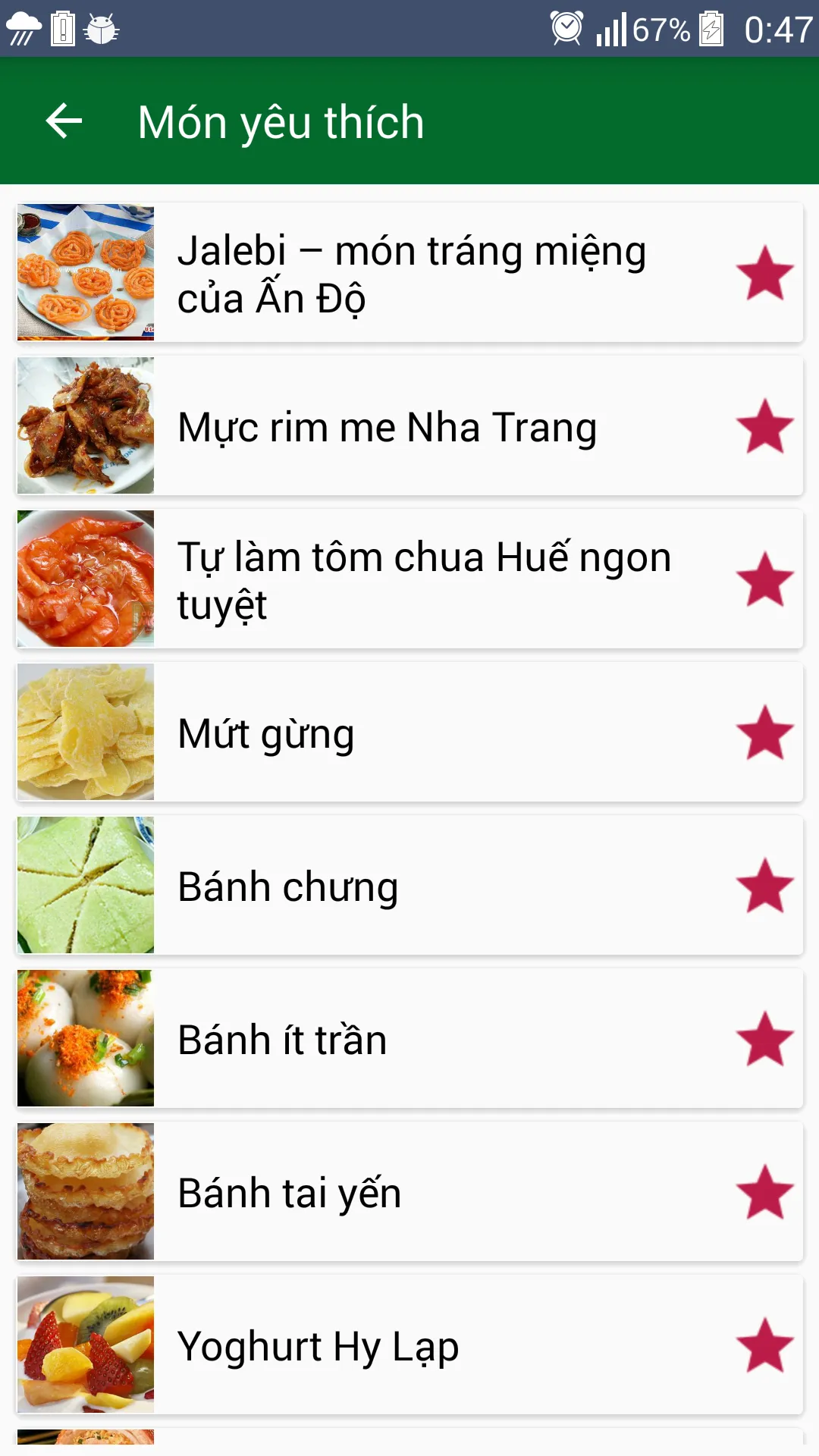 Mon ngon moi ngay | Indus Appstore | Screenshot