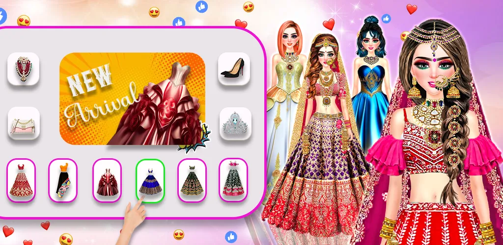 Fashion Bride Dress Up Game | Indus Appstore | Screenshot