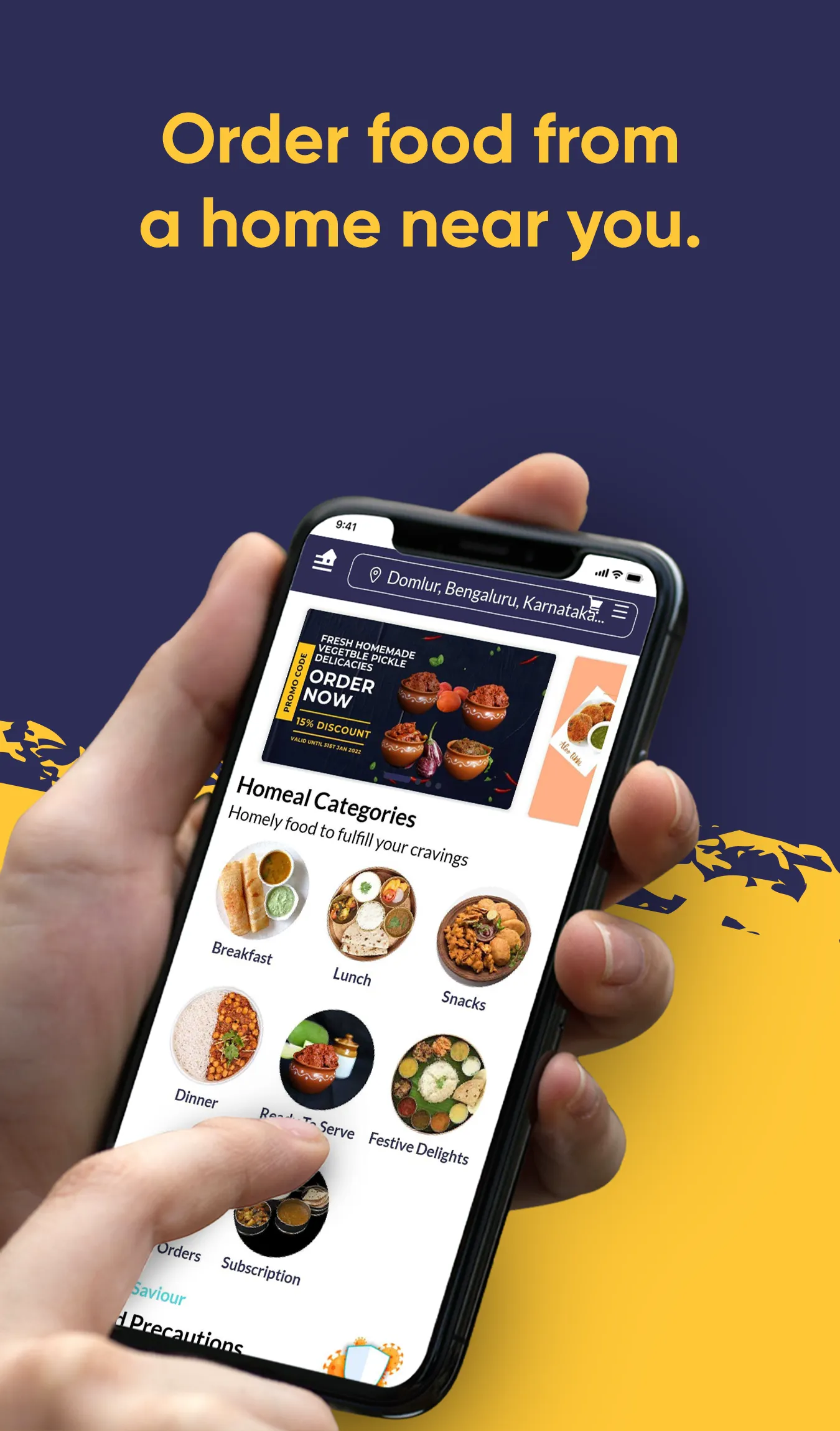 Homeal: Home Food Delivery | Indus Appstore | Screenshot