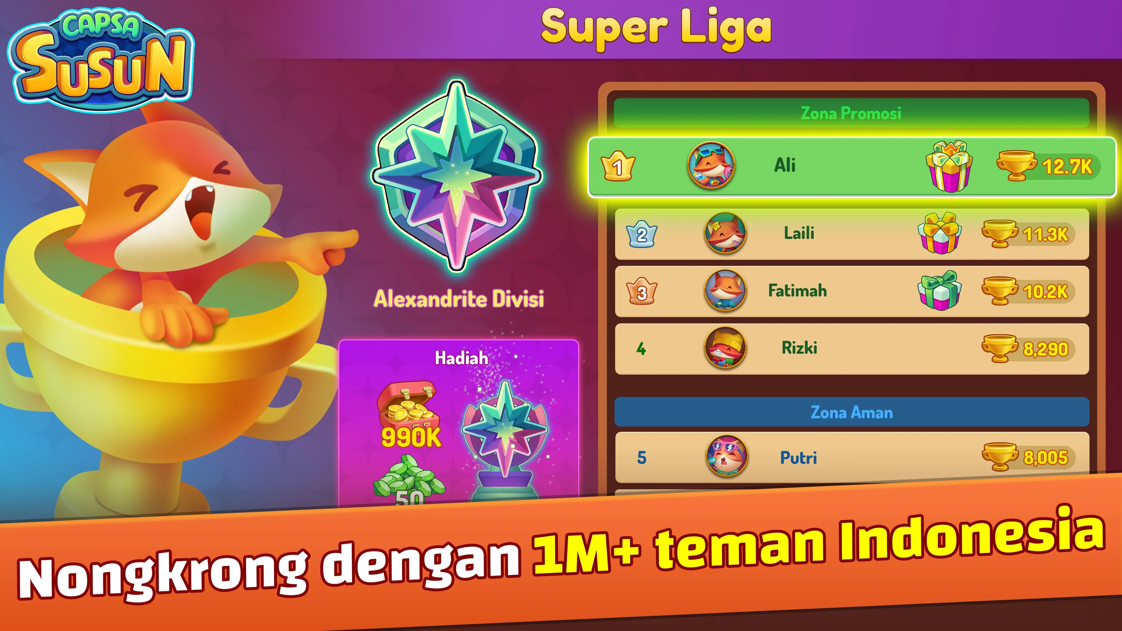 Capsa Susun ZingPlay Remi Kata | Indus Appstore | Screenshot