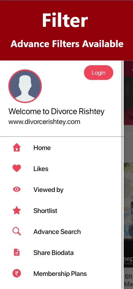 Divorce Rishtey Matrimony App | Indus Appstore | Screenshot