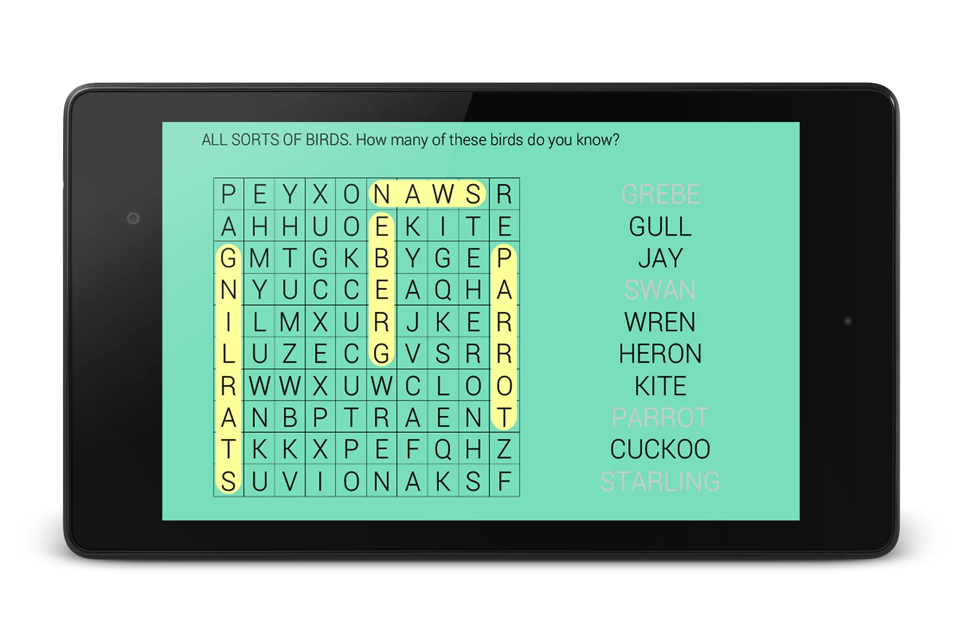 Word Search For Kids | Indus Appstore | Screenshot