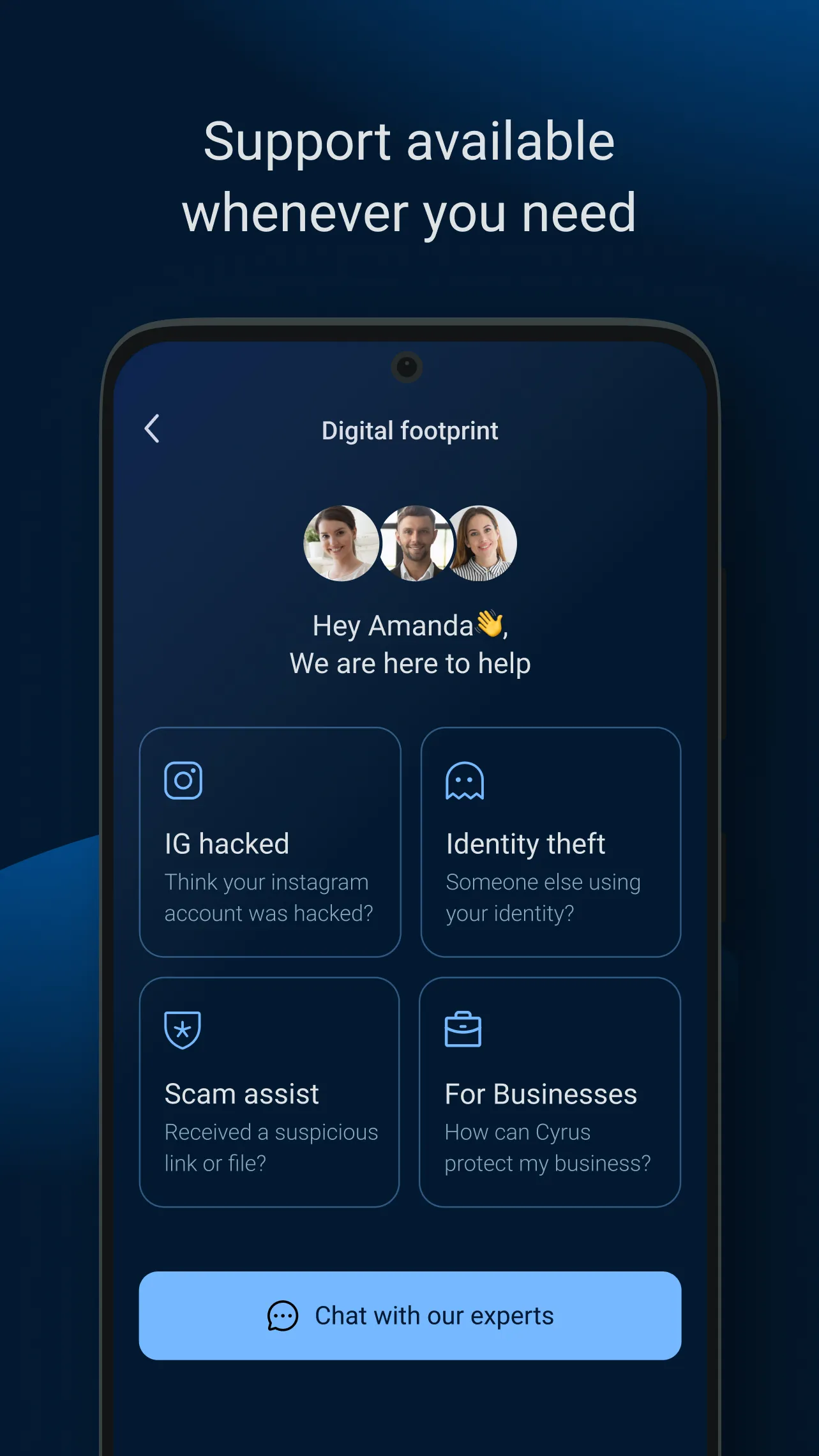 Cyrus Identity by Malwarebytes | Indus Appstore | Screenshot