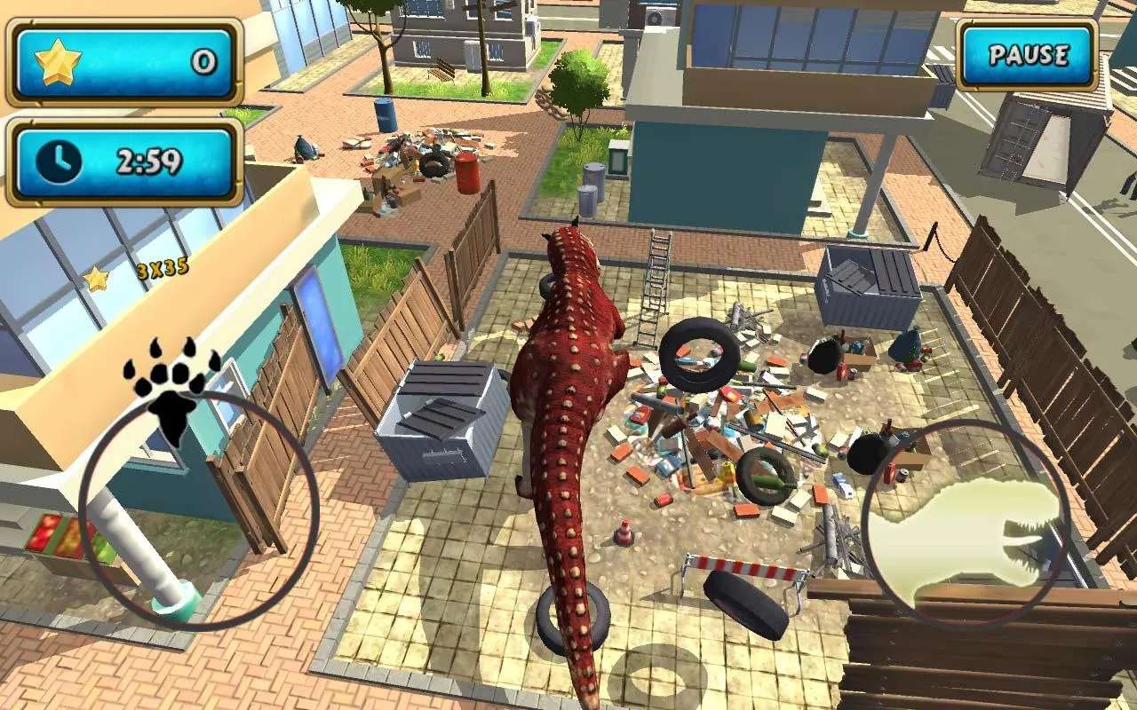 Dinosaur Simulator 2 Dino City | Indus Appstore | Screenshot