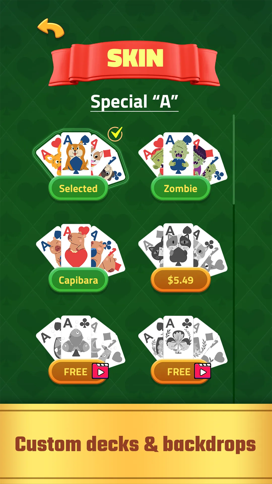 Big Card Solitaire | Indus Appstore | Screenshot