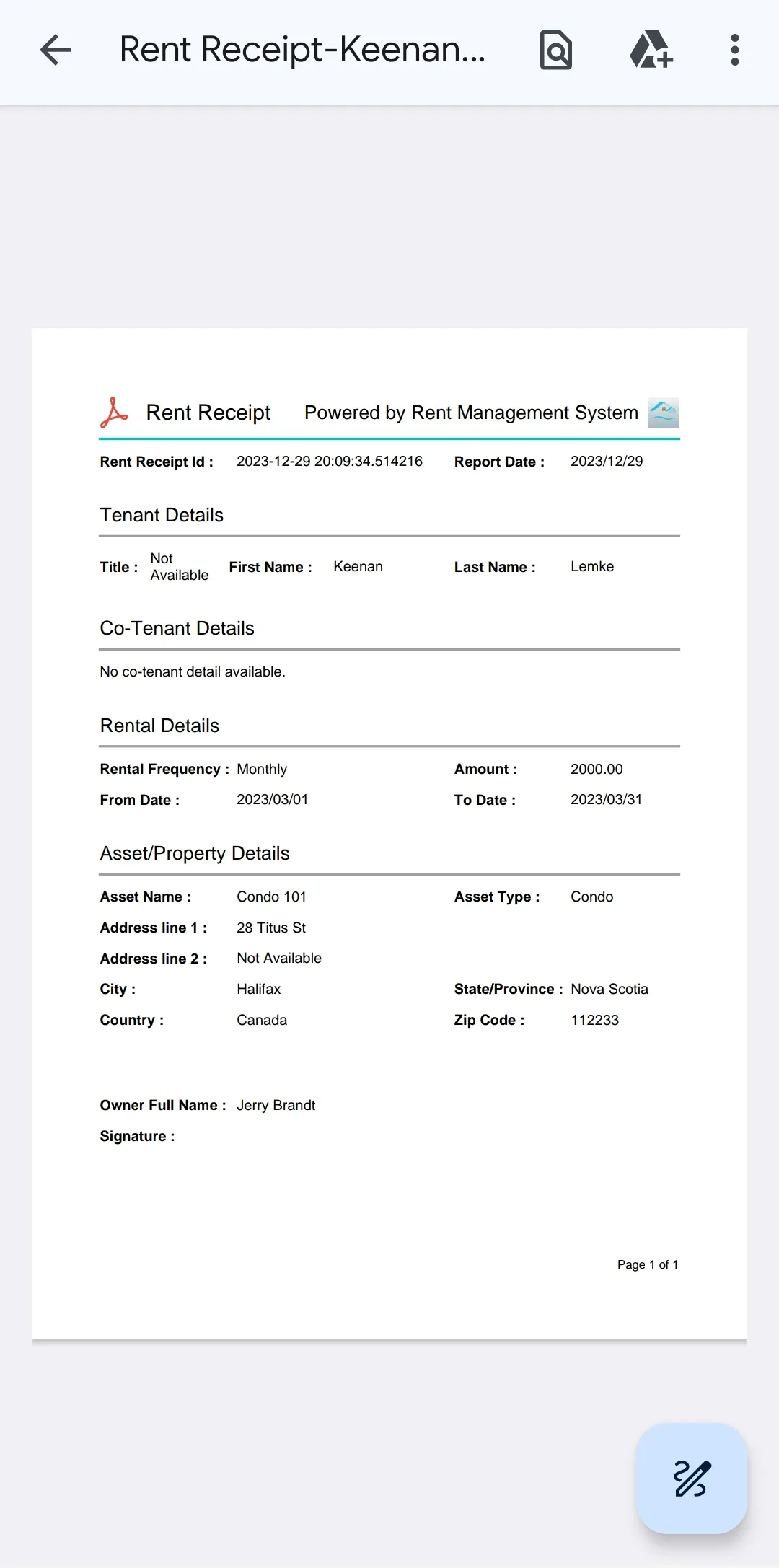 Rent Management System | Indus Appstore | Screenshot