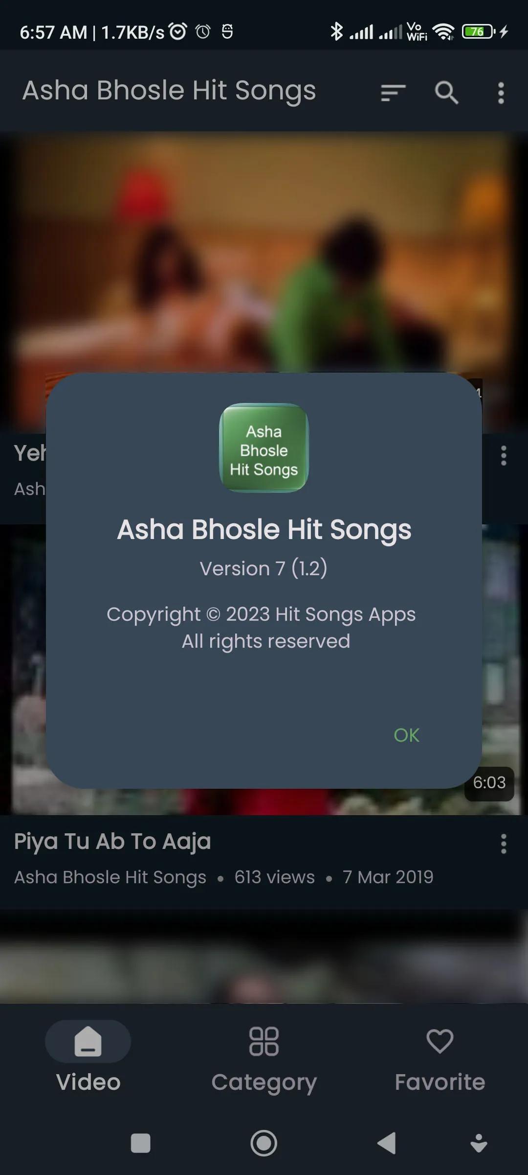 Asha Bhosle Hit Songs | Indus Appstore | Screenshot