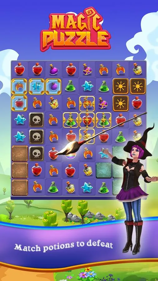 Magic Puzzle - Match 3 Game | Indus Appstore | Screenshot