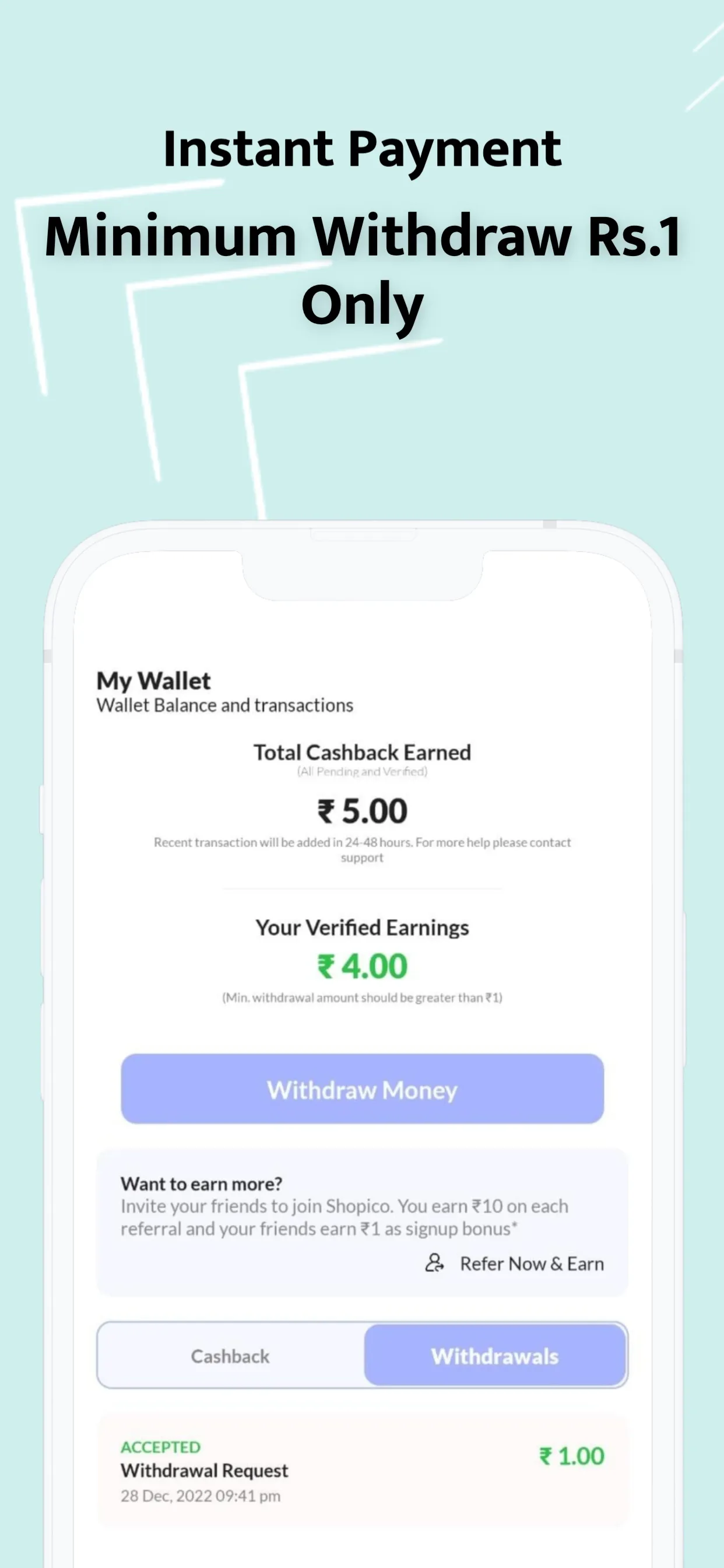 Shopico - Earn Cash Instant | Indus Appstore | Screenshot