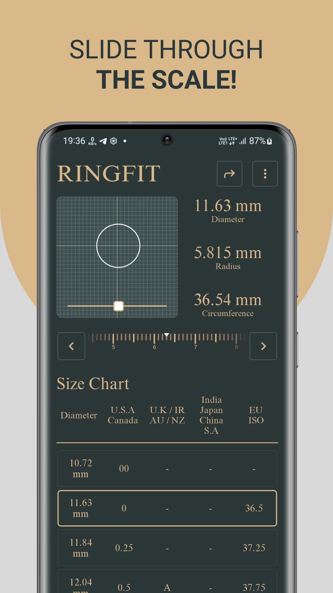 RingFit - Know your Ring Size | Indus Appstore | Screenshot