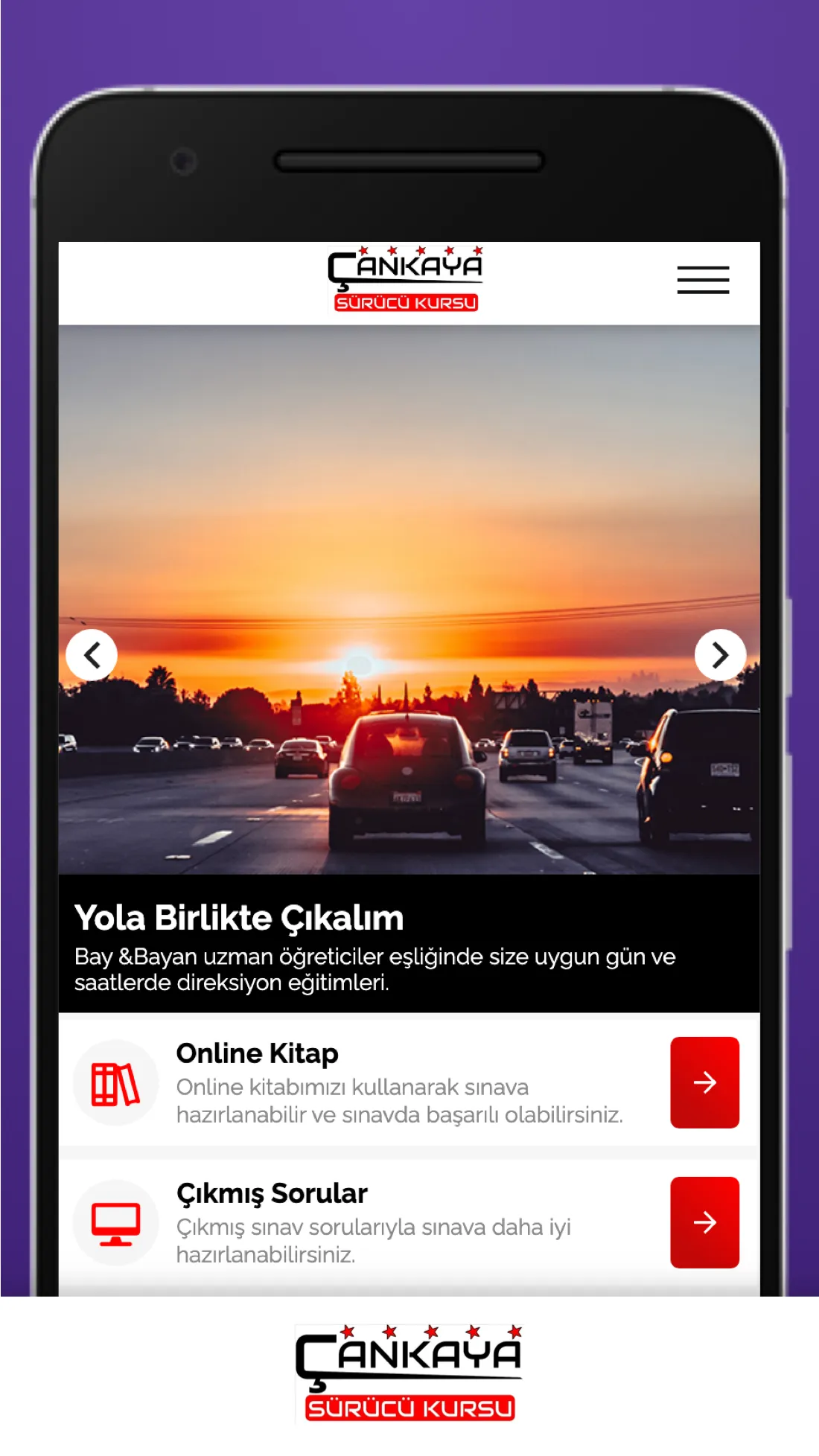 Çankaya Sürücü Kursu | Indus Appstore | Screenshot