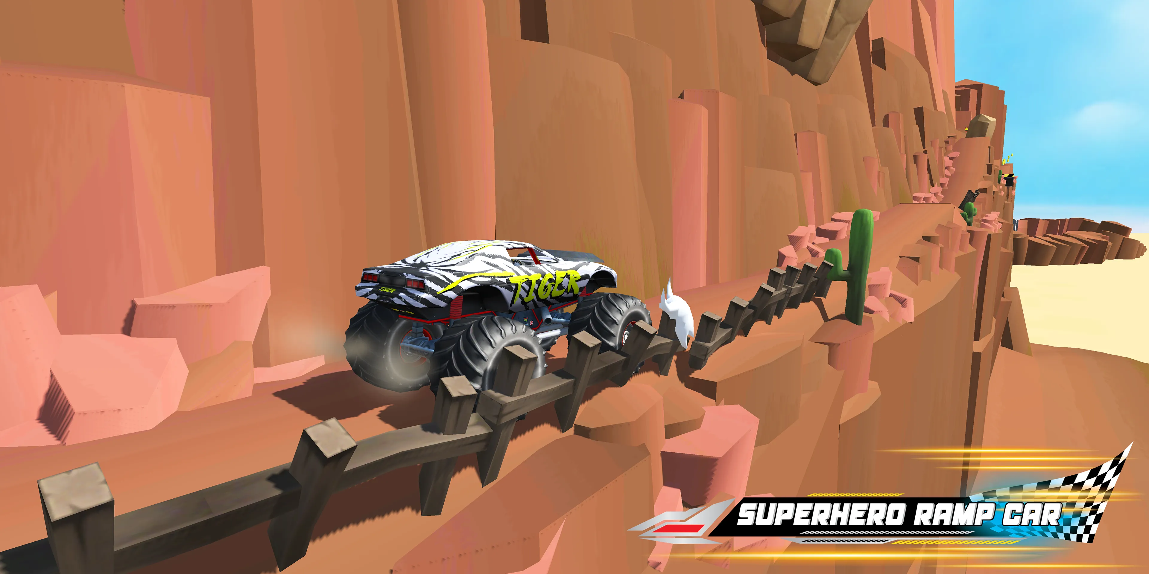 Superhero Mega Ramp Car Stunt | Indus Appstore | Screenshot