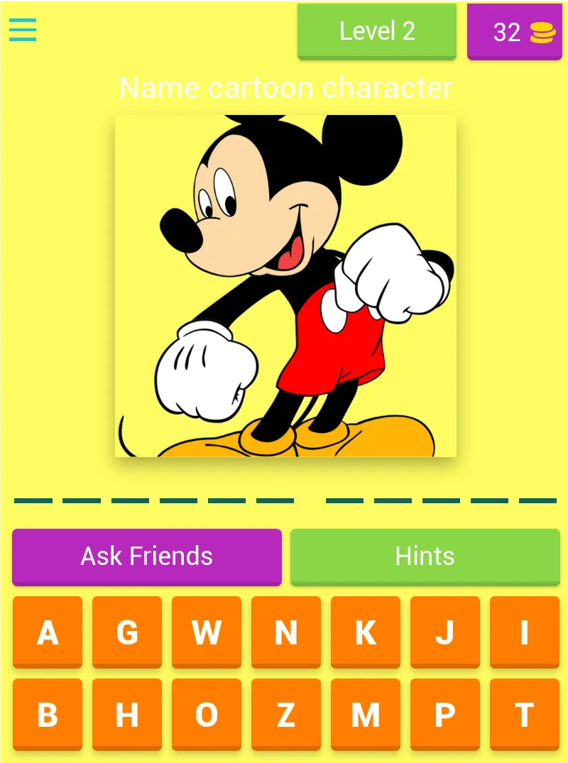 Cartoon Characters Quiz | Indus Appstore | Screenshot