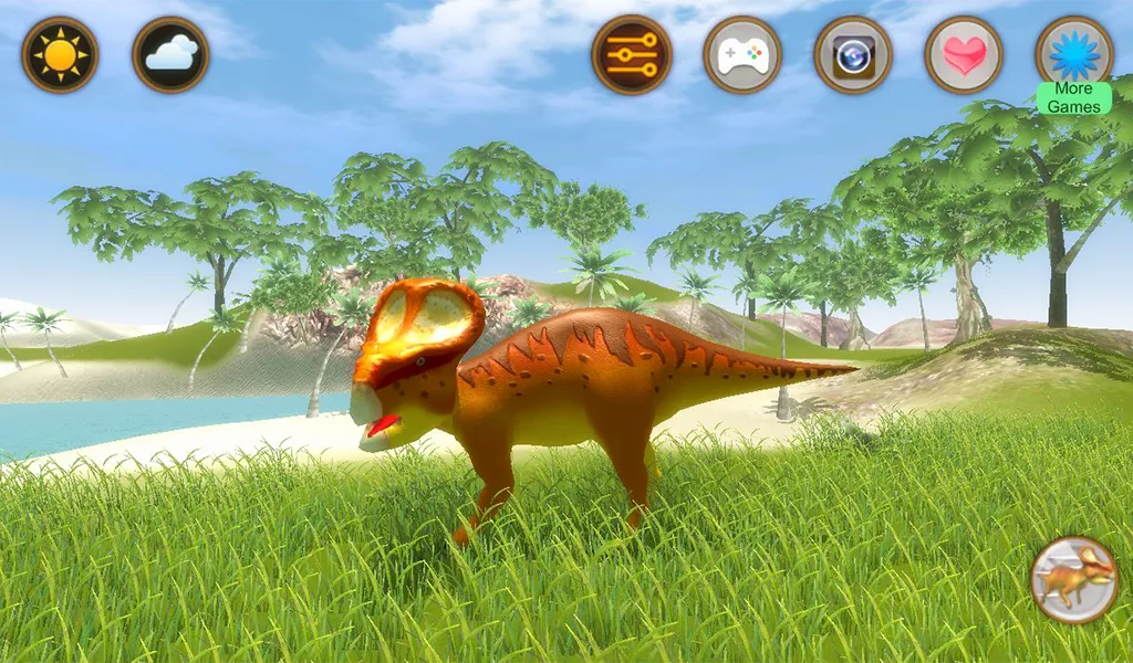 Talking Protoceratops | Indus Appstore | Screenshot