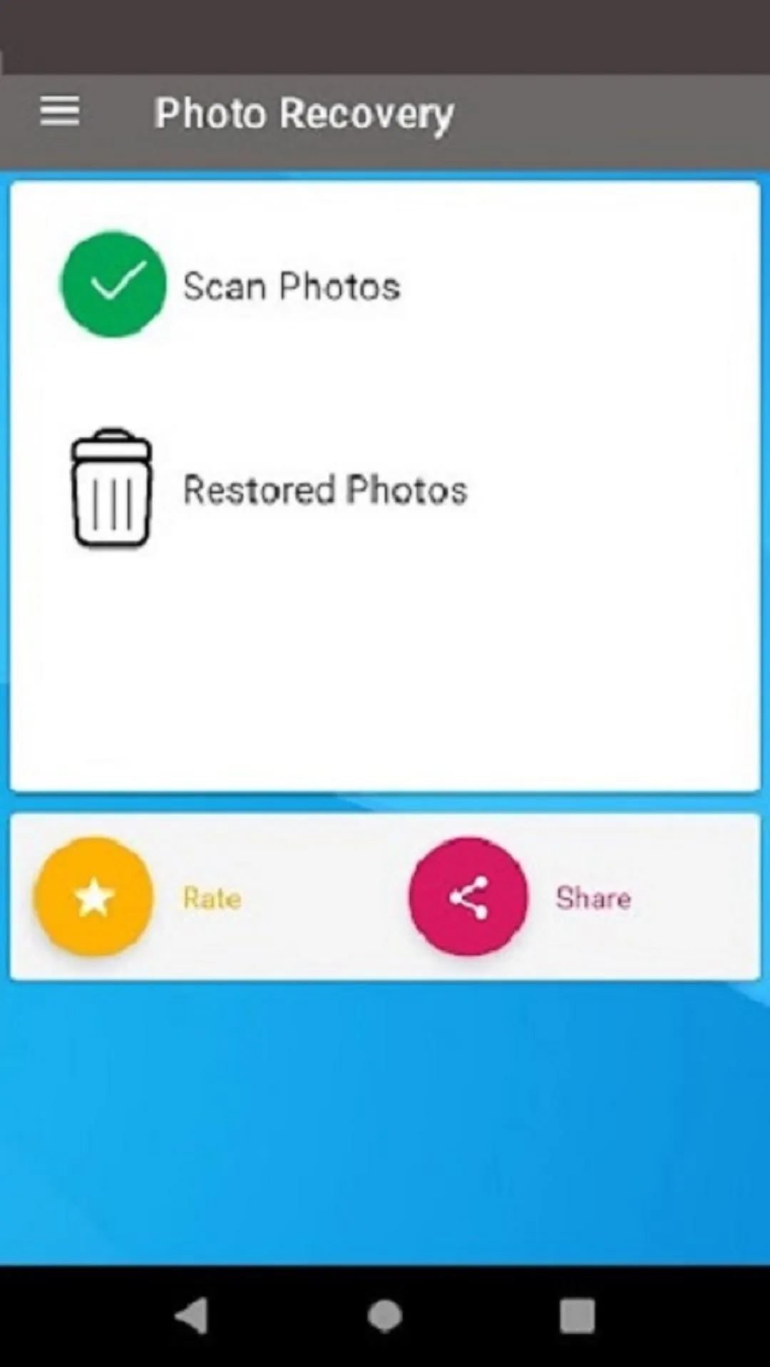 Deleted Photo Recovery App | Indus Appstore | Screenshot