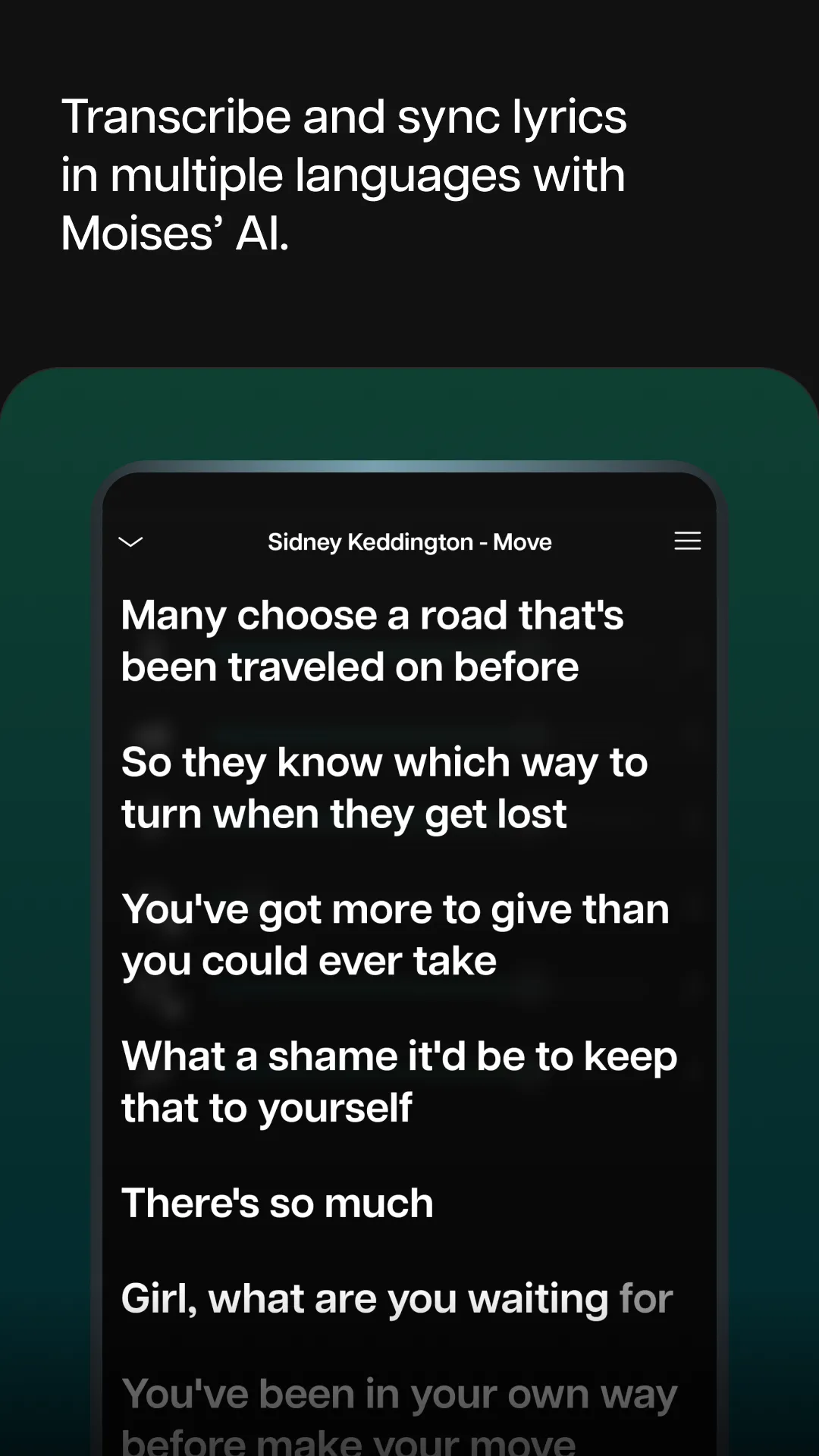 Moises: The Musician's AI App | Indus Appstore | Screenshot
