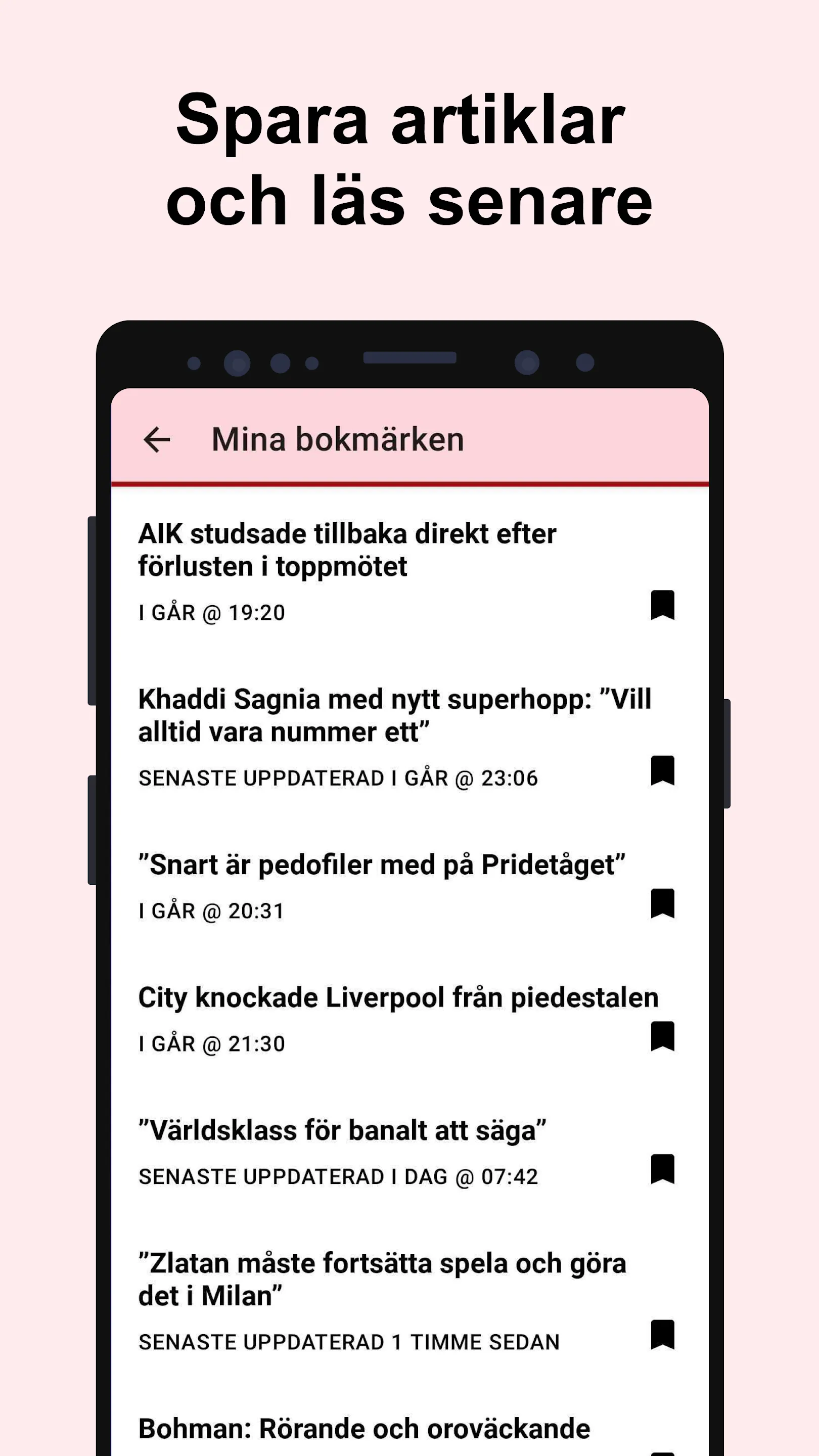 Sportbladet - störst på sport | Indus Appstore | Screenshot