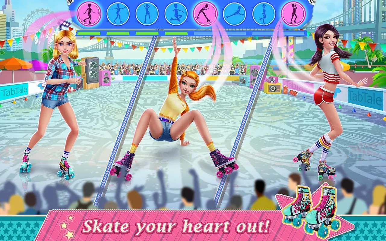 Roller Skating Girls | Indus Appstore | Screenshot