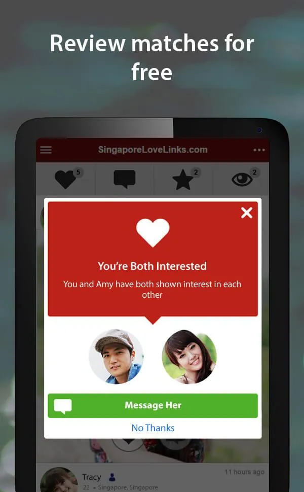 SingaporeLoveLinks Dating | Indus Appstore | Screenshot