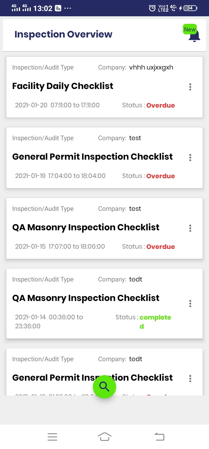 NeoEHS Safety Checklists | Indus Appstore | Screenshot