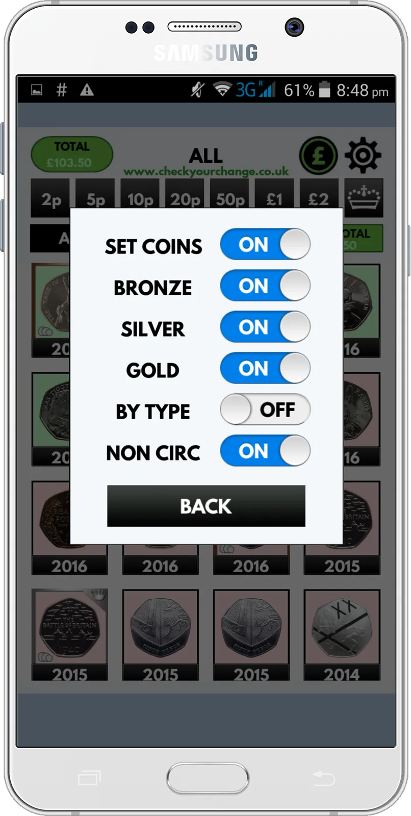 Check Your Change - UK Coins | Indus Appstore | Screenshot