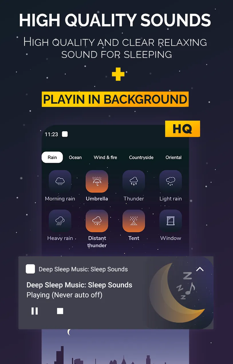 Deep Sleep Music: Sleep Sounds | Indus Appstore | Screenshot