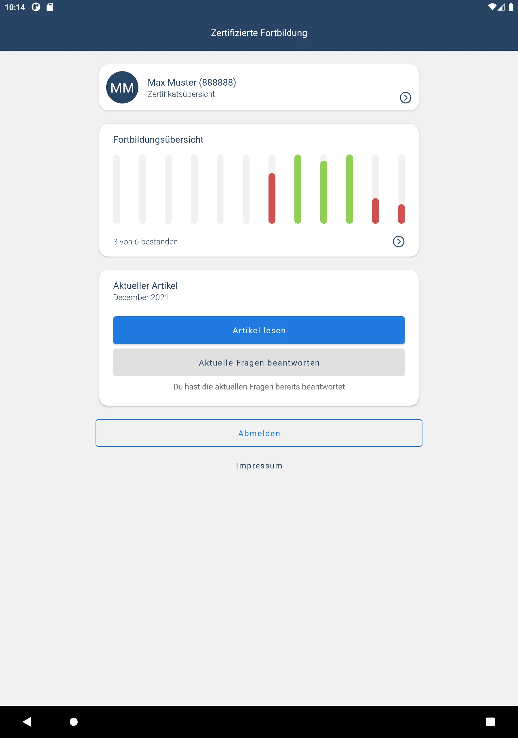 Fortbildung Rettungsdienst | Indus Appstore | Screenshot