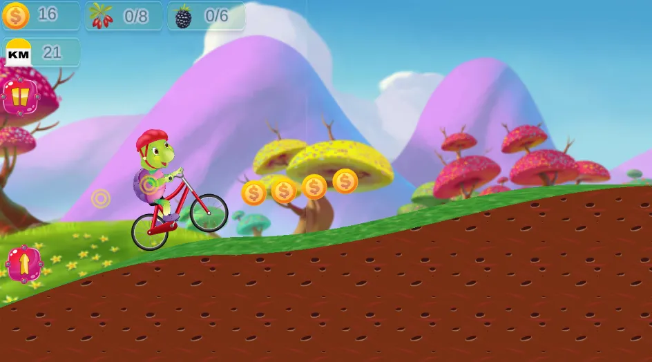 Purple Turtle Cycle Game | Indus Appstore | Screenshot