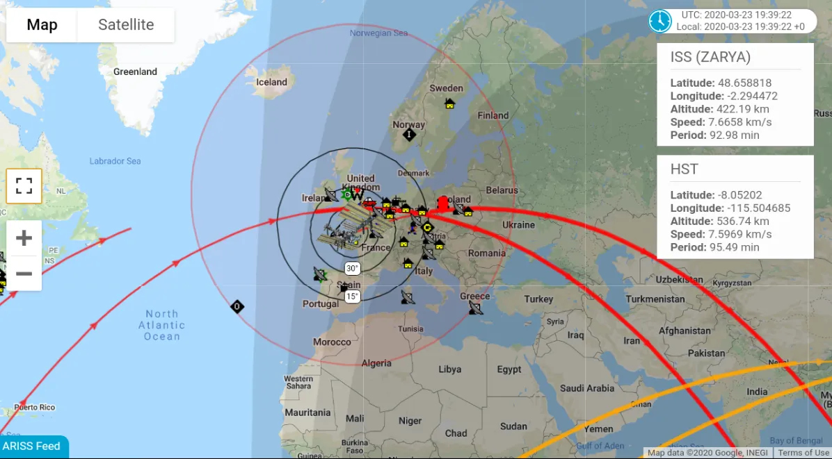 ISS Tracker Live Position | Indus Appstore | Screenshot