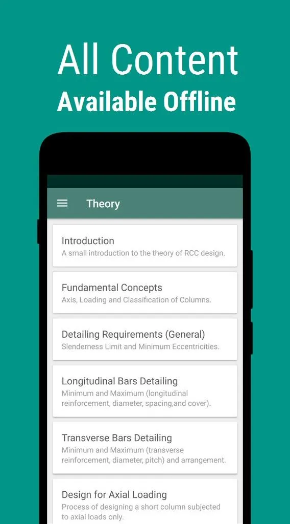 RCC Column Design - Civil Engi | Indus Appstore | Screenshot