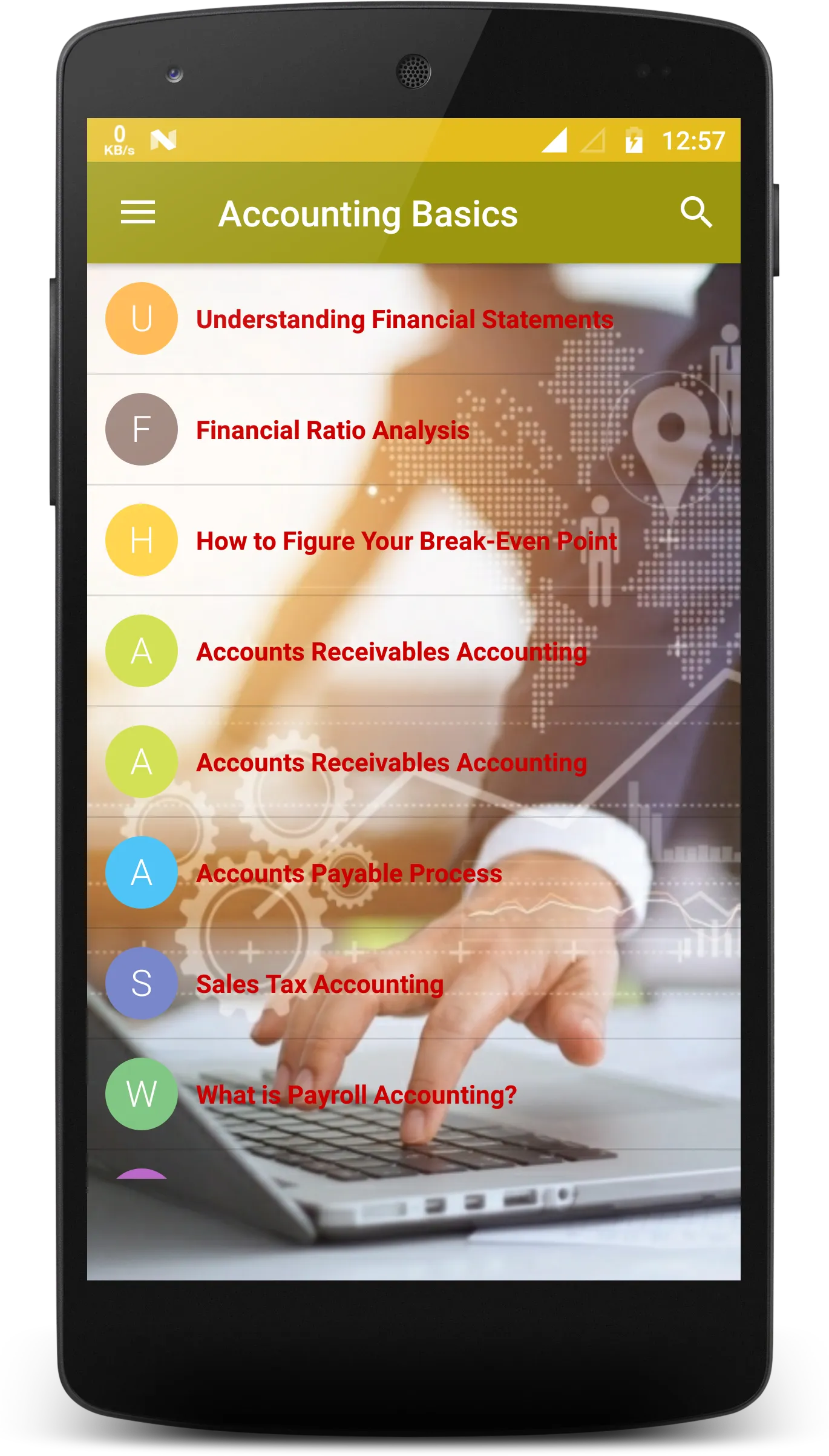 Accounting Basics | Indus Appstore | Screenshot