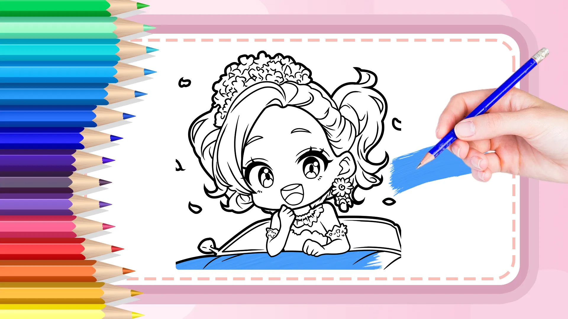 Princess Coloring: Anime Color | Indus Appstore | Screenshot