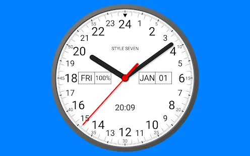 Analog Clock 24-7 | Indus Appstore | Screenshot