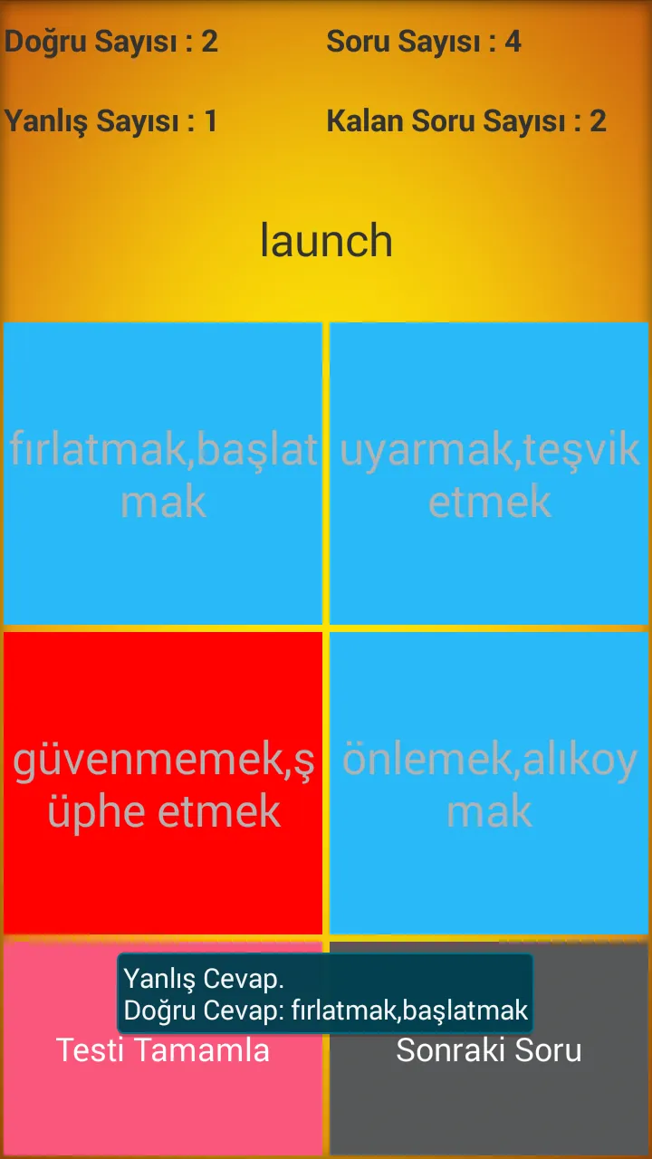 YDS Kelime Ezberleme Programı | Indus Appstore | Screenshot