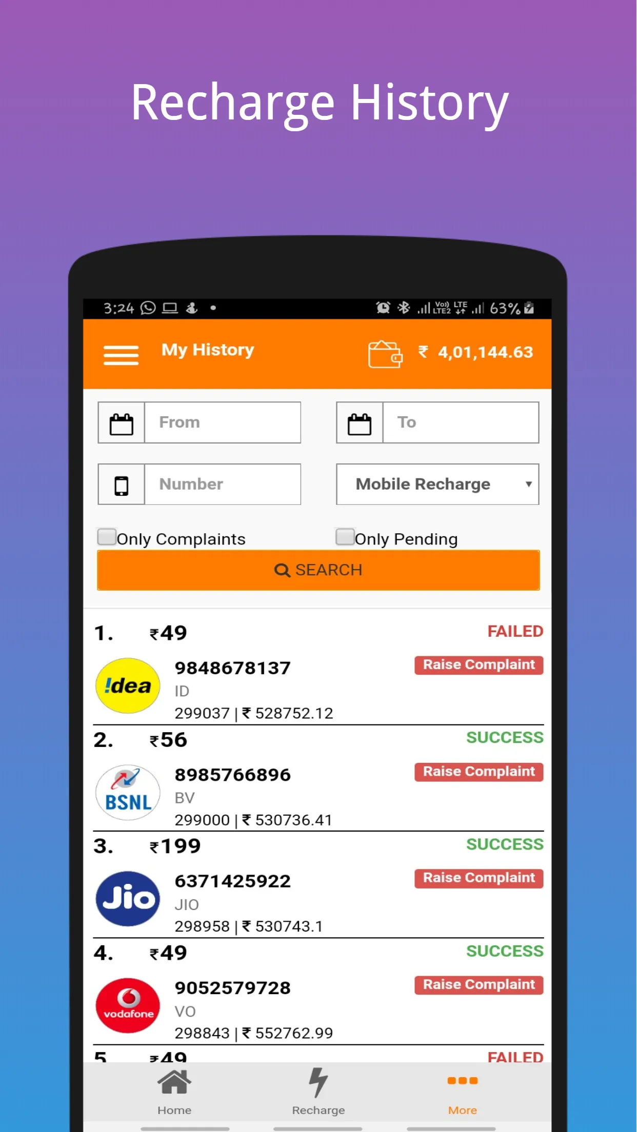 All India Topup Multi Recharge | Indus Appstore | Screenshot