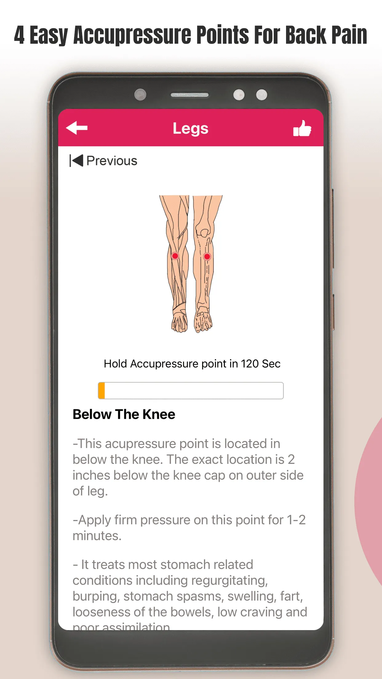 Accupressure Yoga Point Tips | Indus Appstore | Screenshot