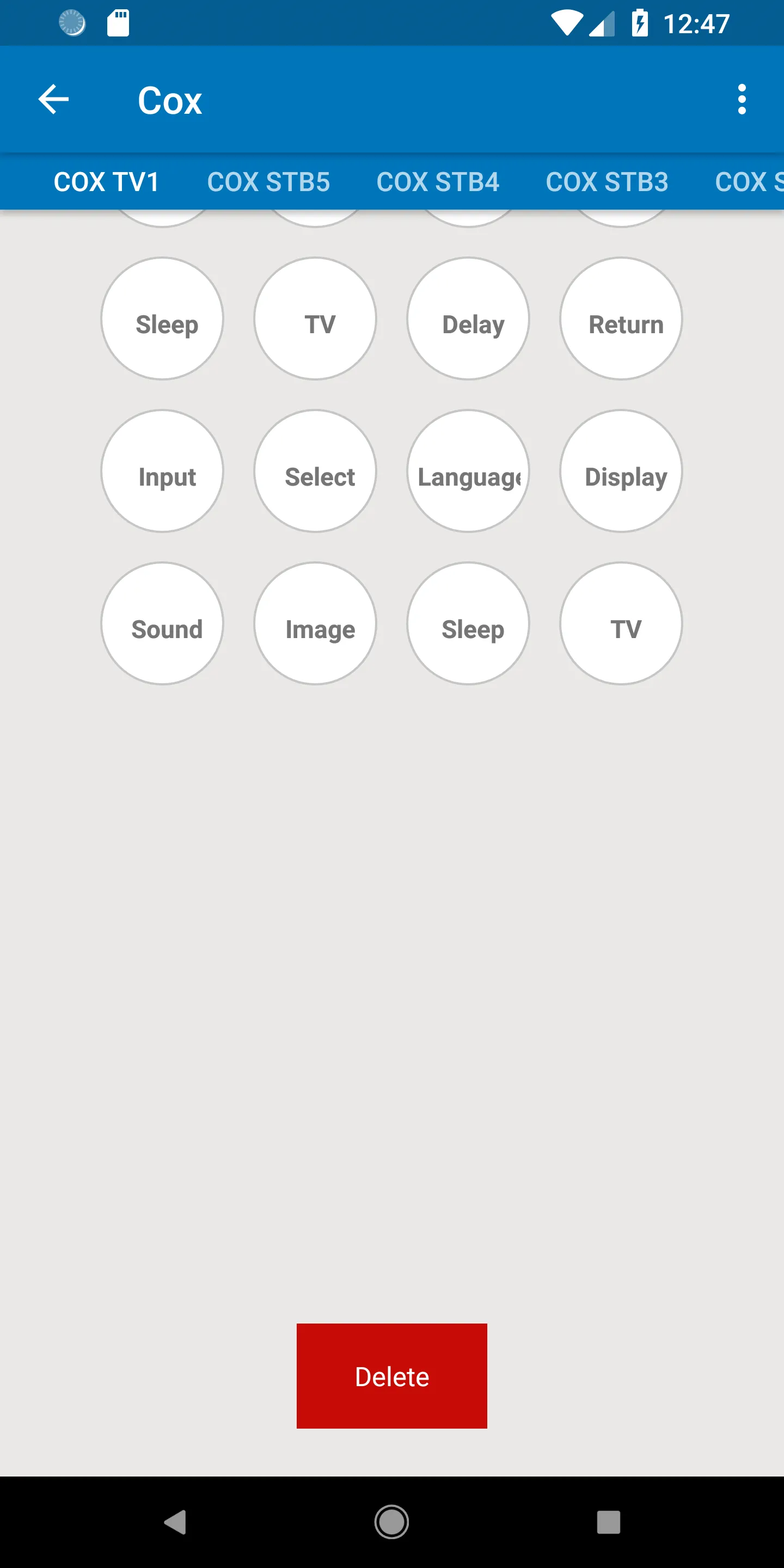 Cox Remote Control | Indus Appstore | Screenshot