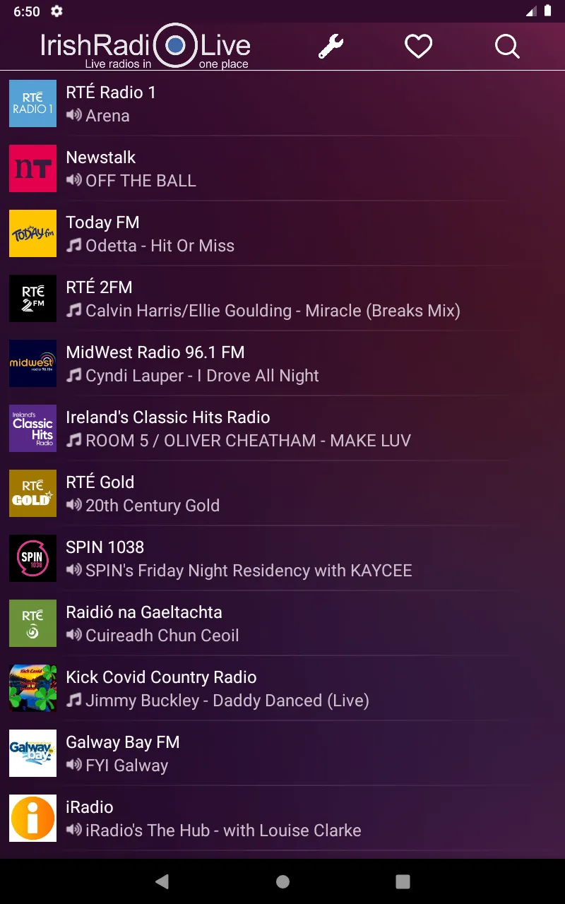 IrishRadioLive - IE - Ireland | Indus Appstore | Screenshot