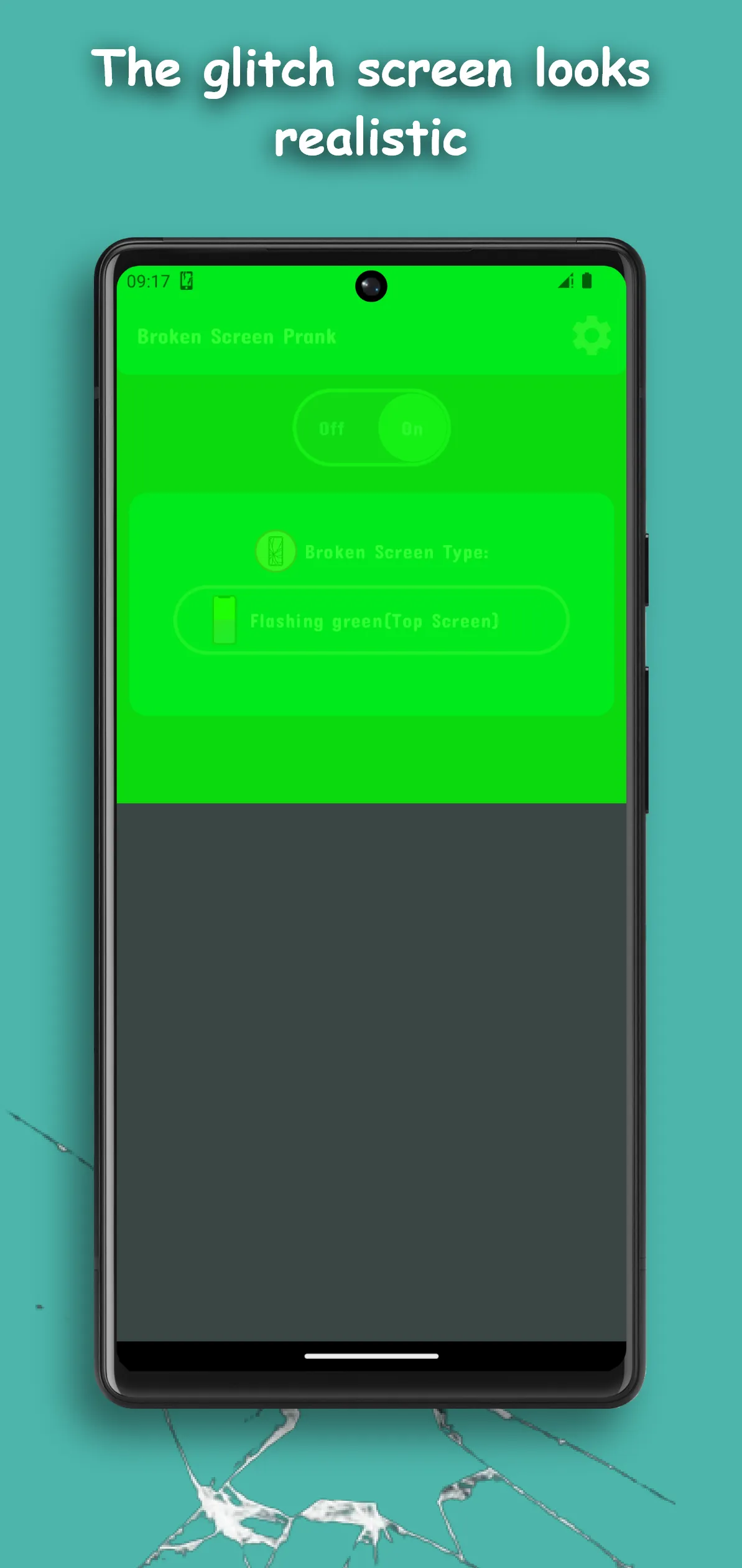 Screen prank: broken lcd joke | Indus Appstore | Screenshot