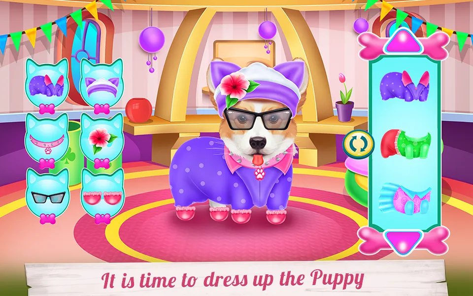 Cute Corgis Caring and Dressup | Indus Appstore | Screenshot