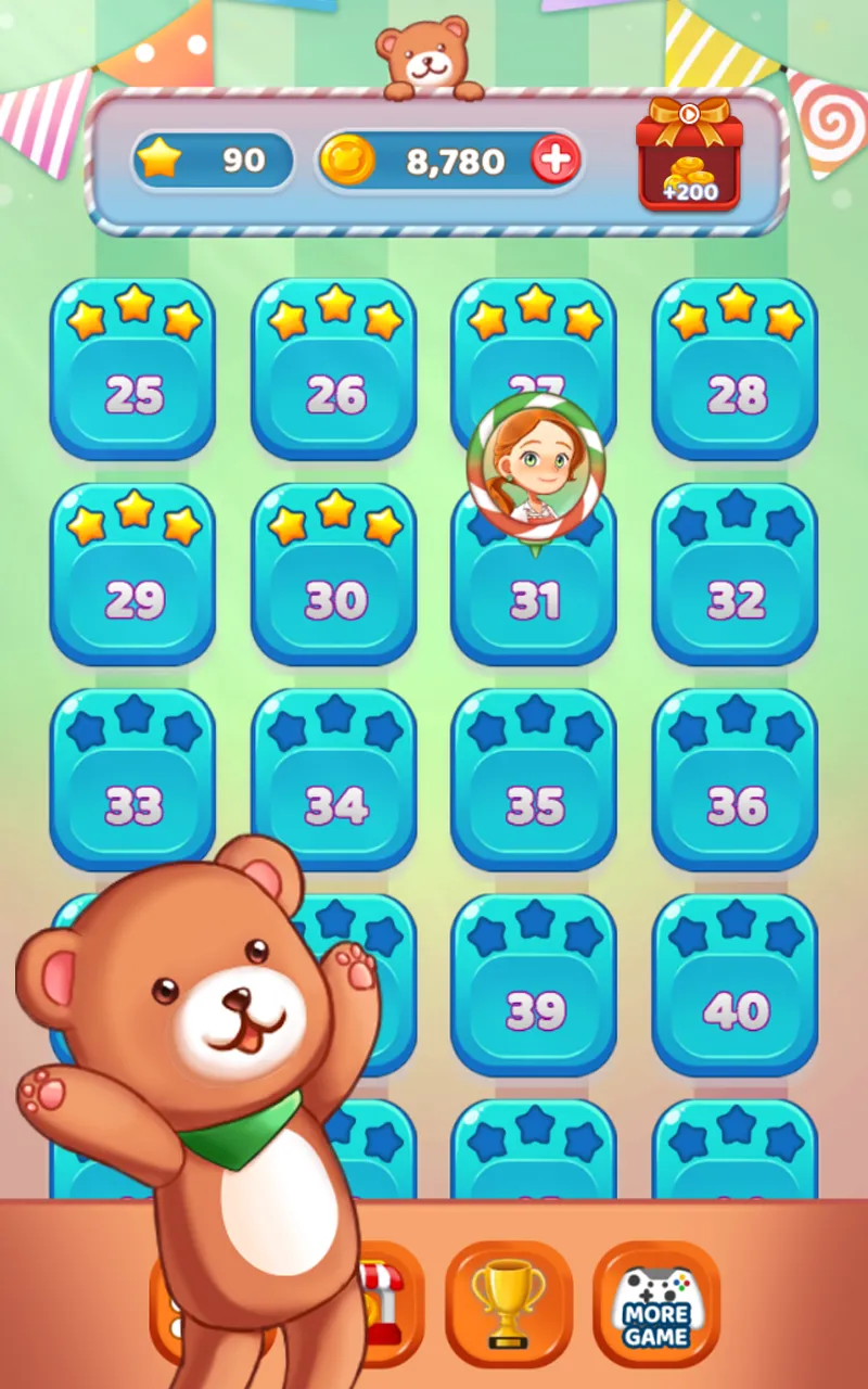 Sweet Jelly Puzzle(Match 3) | Indus Appstore | Screenshot