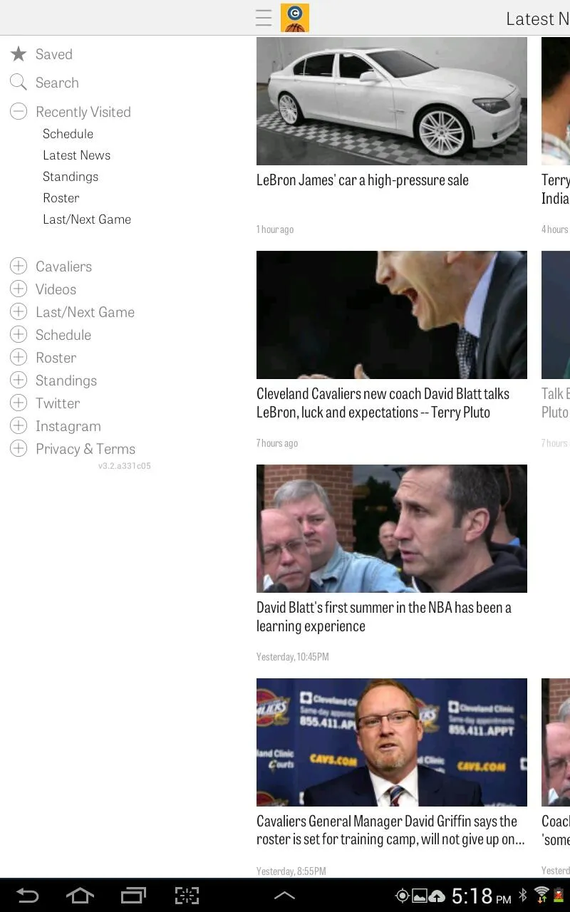 cleveland.com: Cavaliers News | Indus Appstore | Screenshot